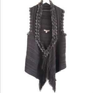 Nine West Vintage America Jean's Cable Knit Shrug